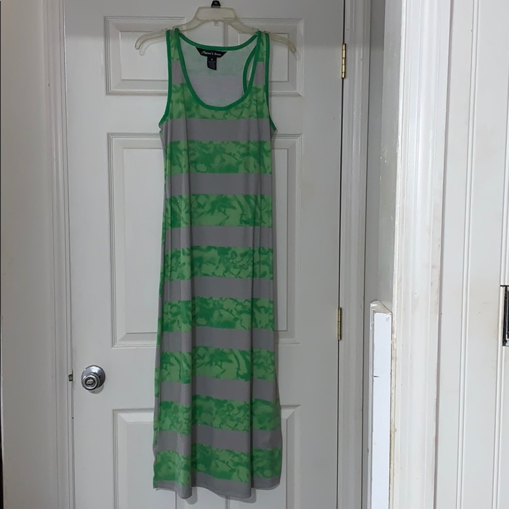 Naina’s Dream Lime Green Maxi Dress